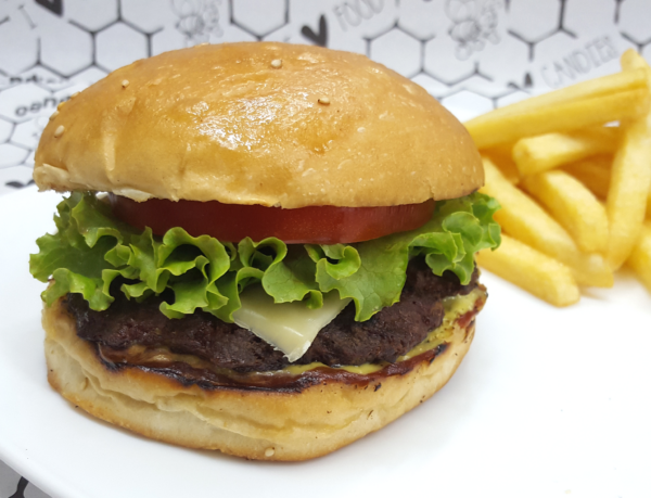 Hamburguesa Simple con Queso